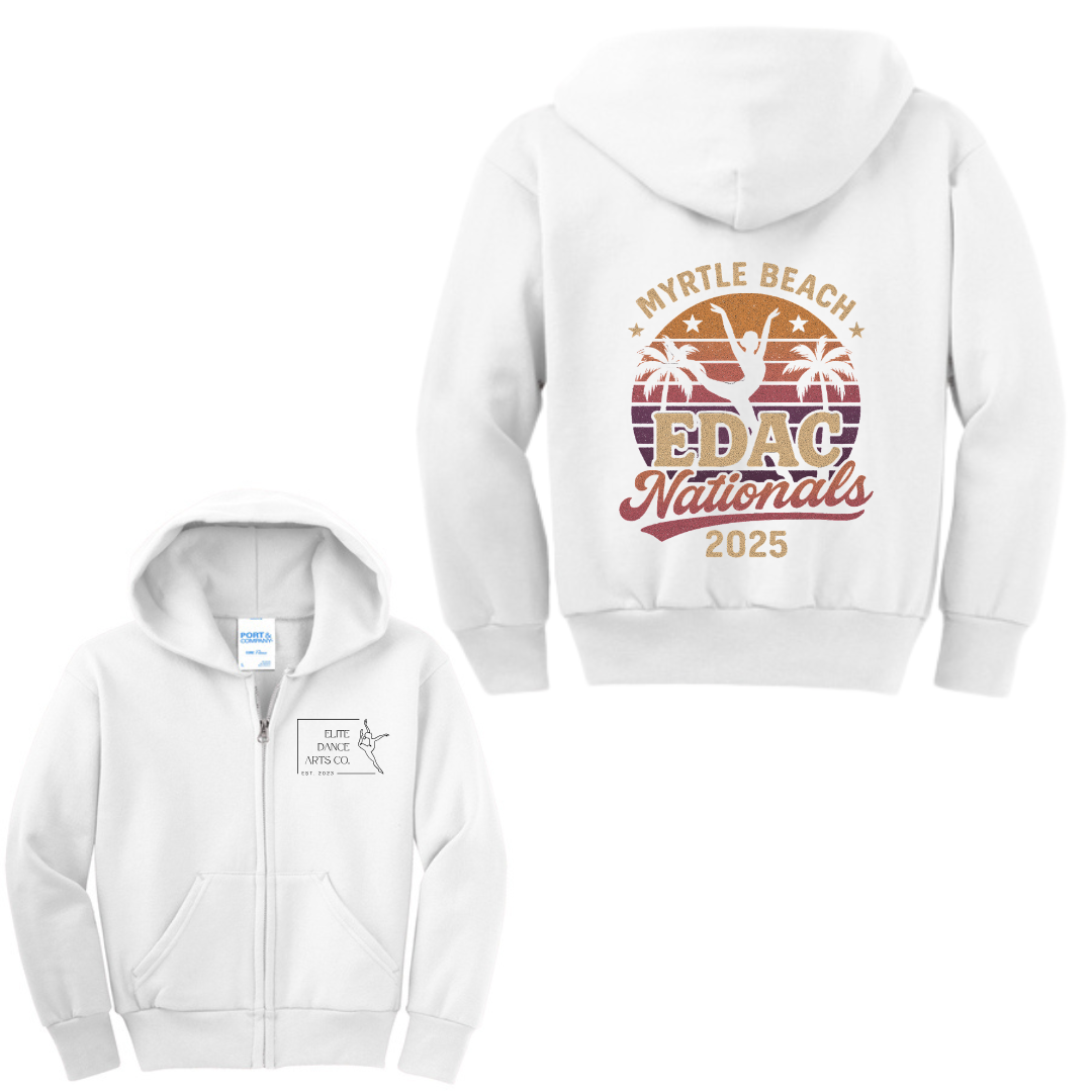 Elite Dance Full-Zip Youth Hooded Sweatshirt Nationals 2025