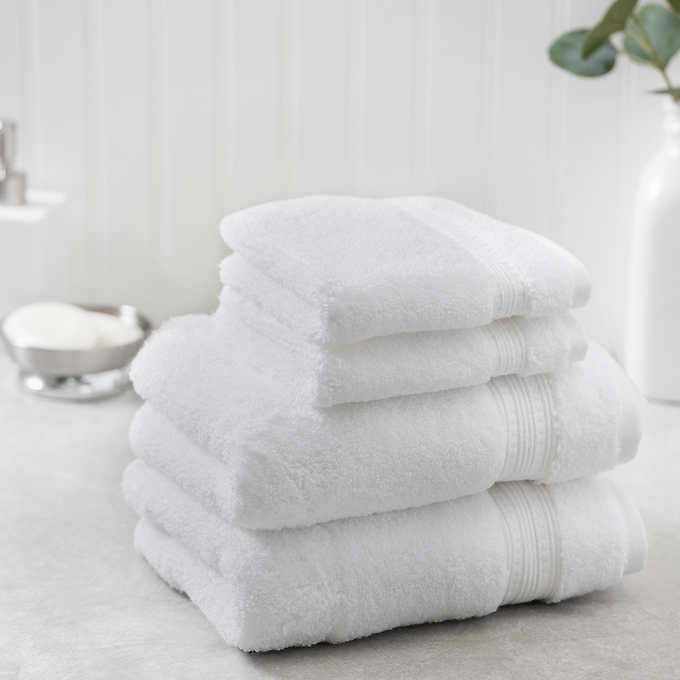 Soft 100% Hygro Cotton 4-piece Hand and Washcloth Towel Set –  BroadwayEmbroidery