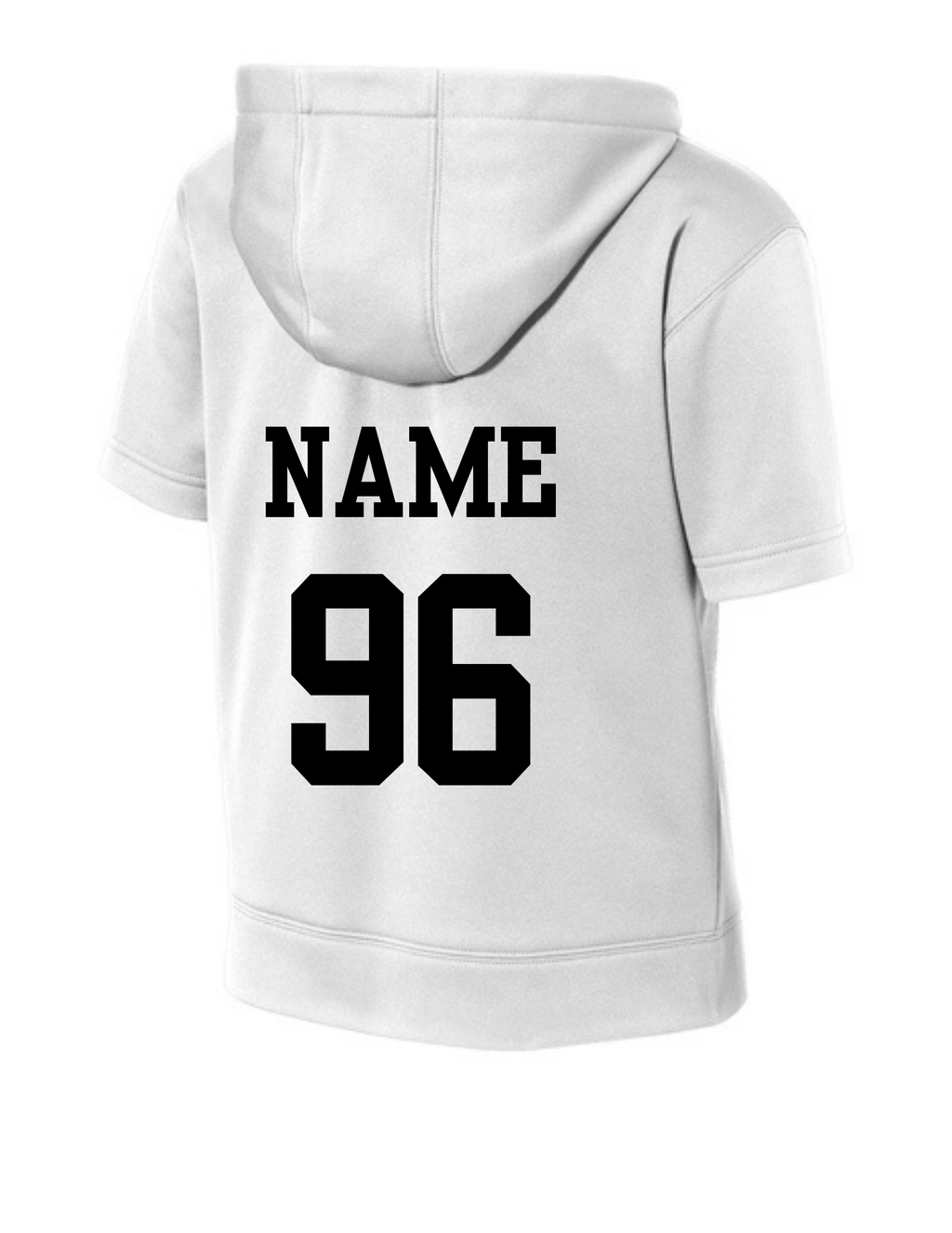 Raptors R - Youth Sport-Wick ® Fleece Short Sleeve Hooded Pullover