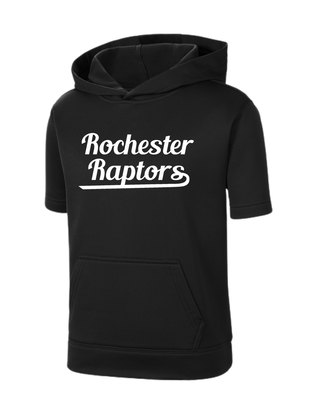 Rochester Raptors Youth Sport-Wick ® Fleece Short Sleeve Hooded Pullover