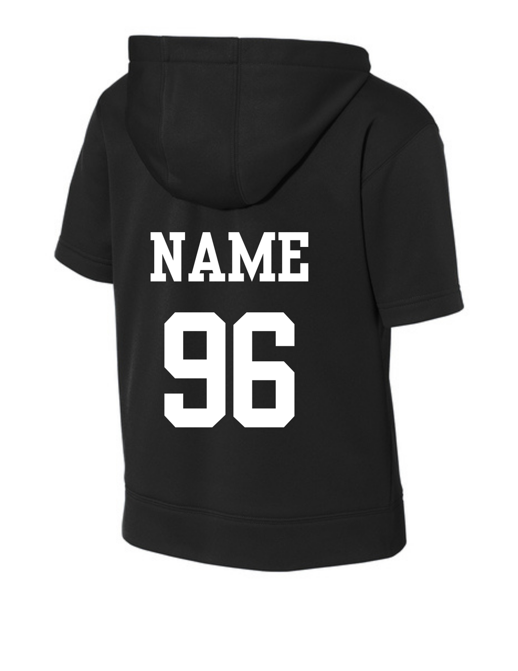 Raptors R - Youth Sport-Wick ® Fleece Short Sleeve Hooded Pullover