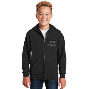 Elite Dance Youth NuBlend® Full-Zip Hooded Sweatshirt