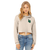 LO Women’s Sponge Fleece Cropped Fleece Hoodie - Lacrosse
