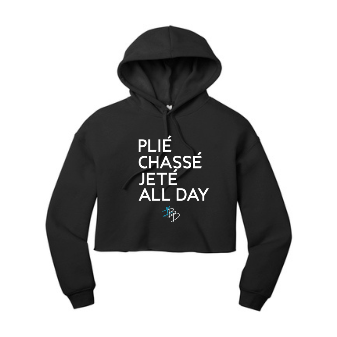 BDC Dancers Women's Sponge Fleece Cropped Fleece Hoodie