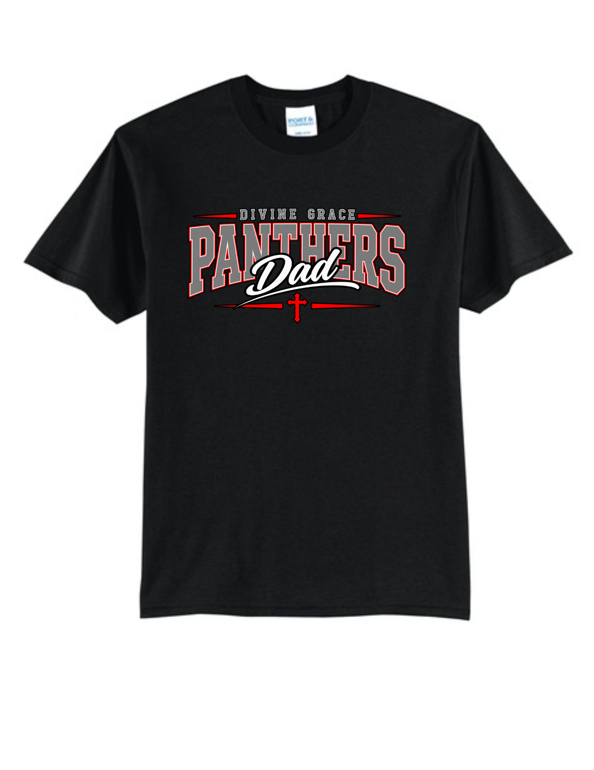Divine Grace Panthers Dad Core Blend Tee