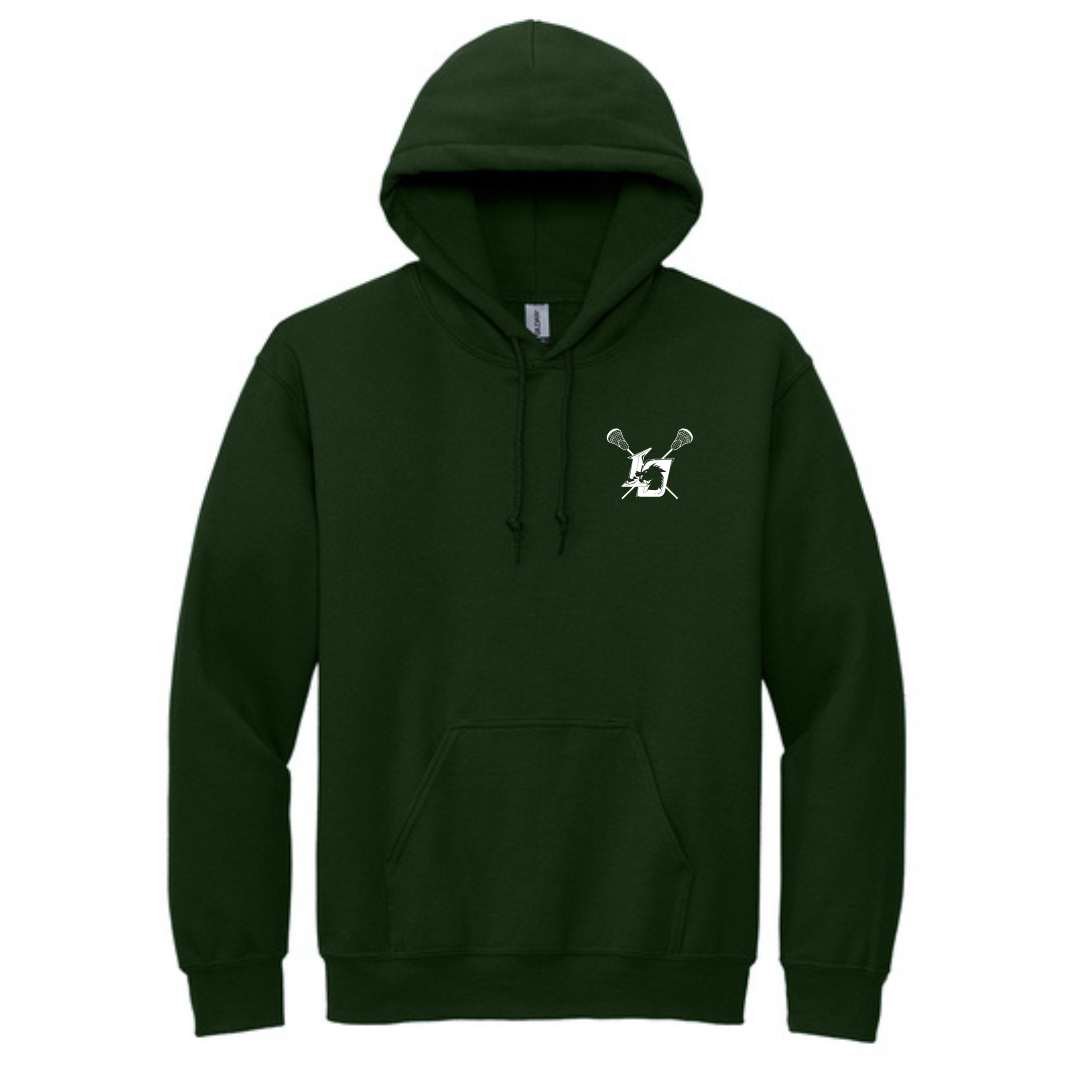 LO Dragons Lacrosse Pullover Hooded Sweatshirt