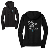 BDC Dancers Women's Fitted Jersey Full-Zip Hoodie