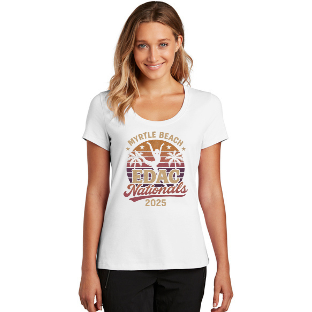 Elite Dance Women’s Flex Scoop Neck Tee Nationals 2025