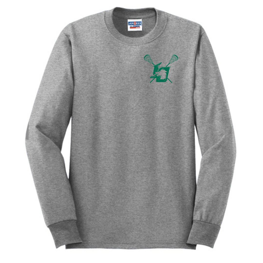 LO Dragons Lacrosse 50/50 Cotton/Poly Long Sleeve T-Shirt