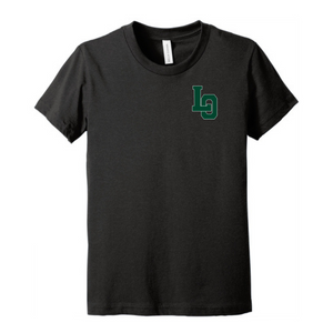 LO BELLA+CANVAS® Youth Heather CVC Tee - Lacrosse