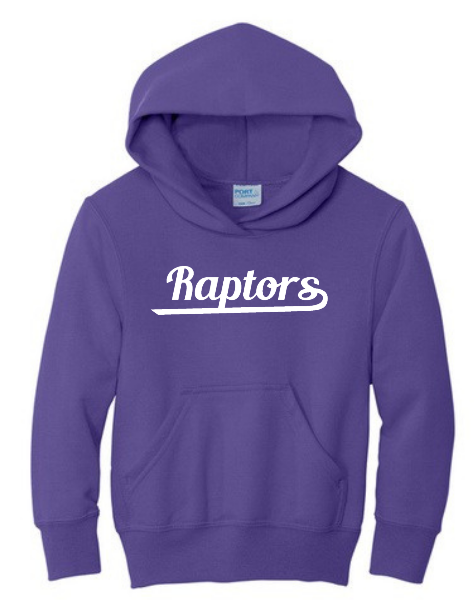 Raptors Youth Core Fleece Pullover Hooded Sweatshirt