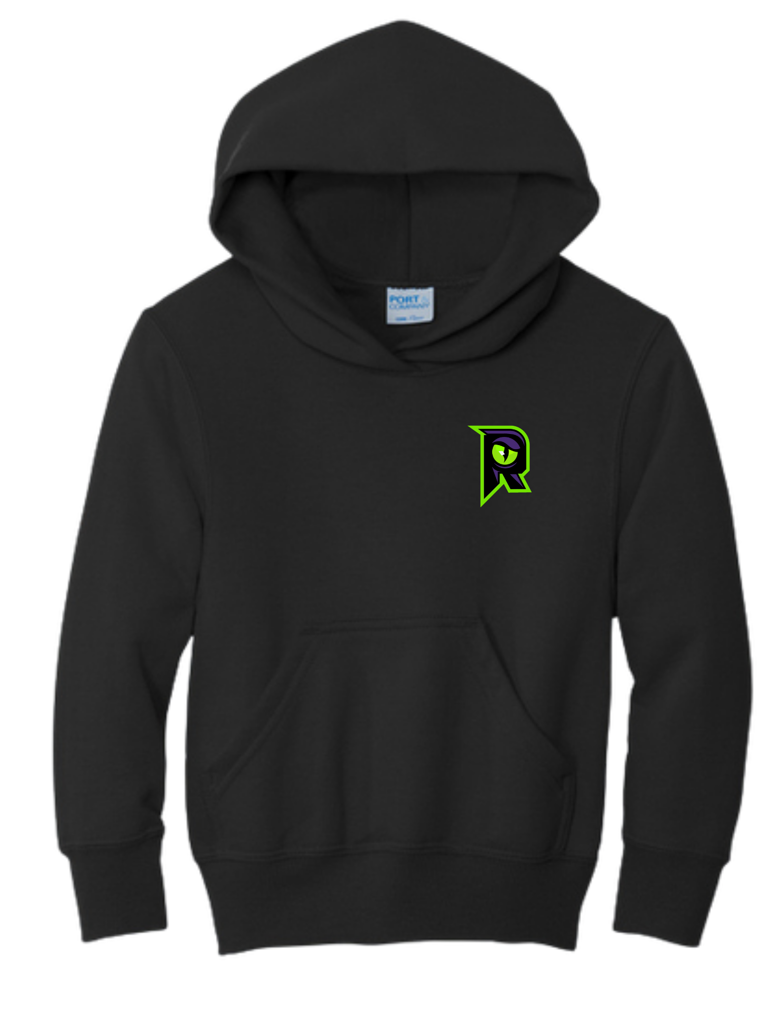 Raptors R - Youth Core Fleece Pullover Hooded Sweatshirt