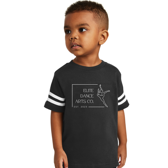 Elite Dance Toddler Football Fine Jersey Tee