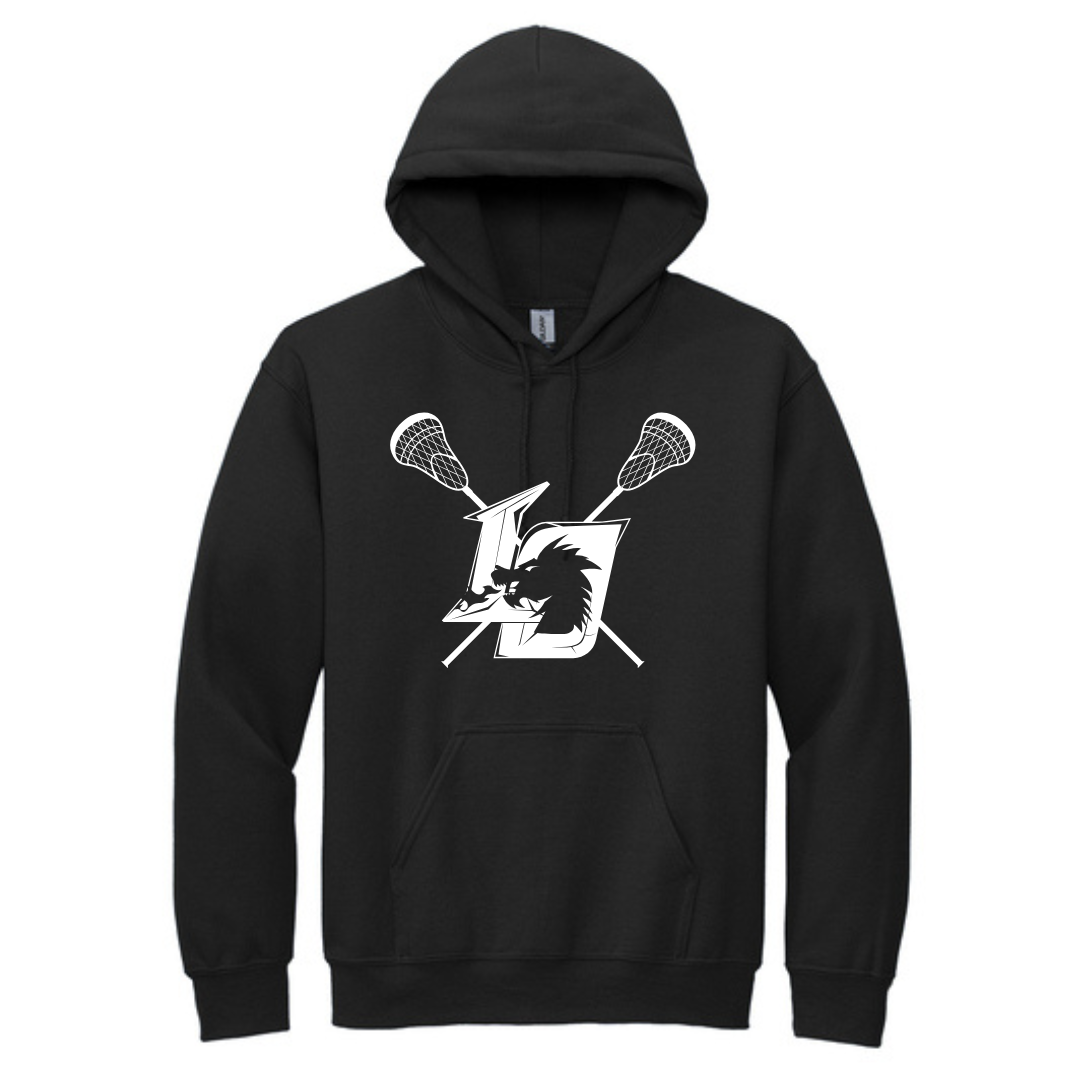 LO Dragons Lacrosse Pullover Hooded Sweatshirt