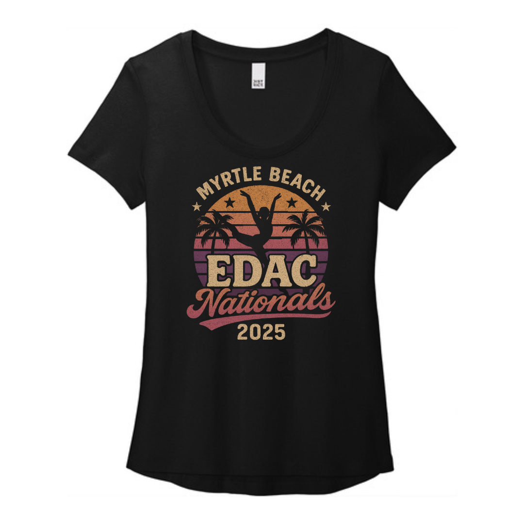 Elite Dance Women’s Flex Scoop Neck Tee Nationals 2025