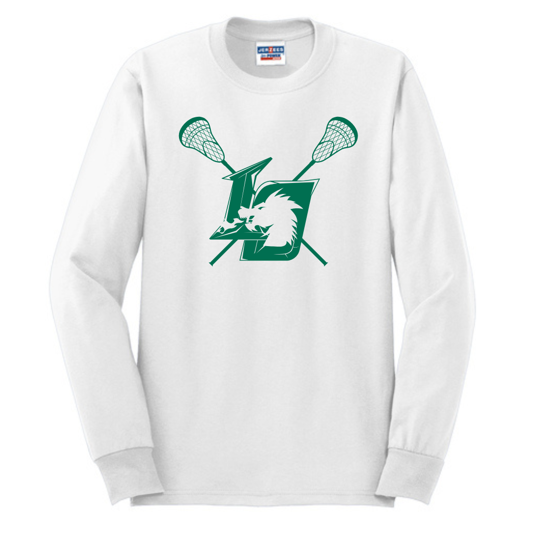 LO Dragons Lacrosse 50/50 Cotton/Poly Long Sleeve T-Shirt
