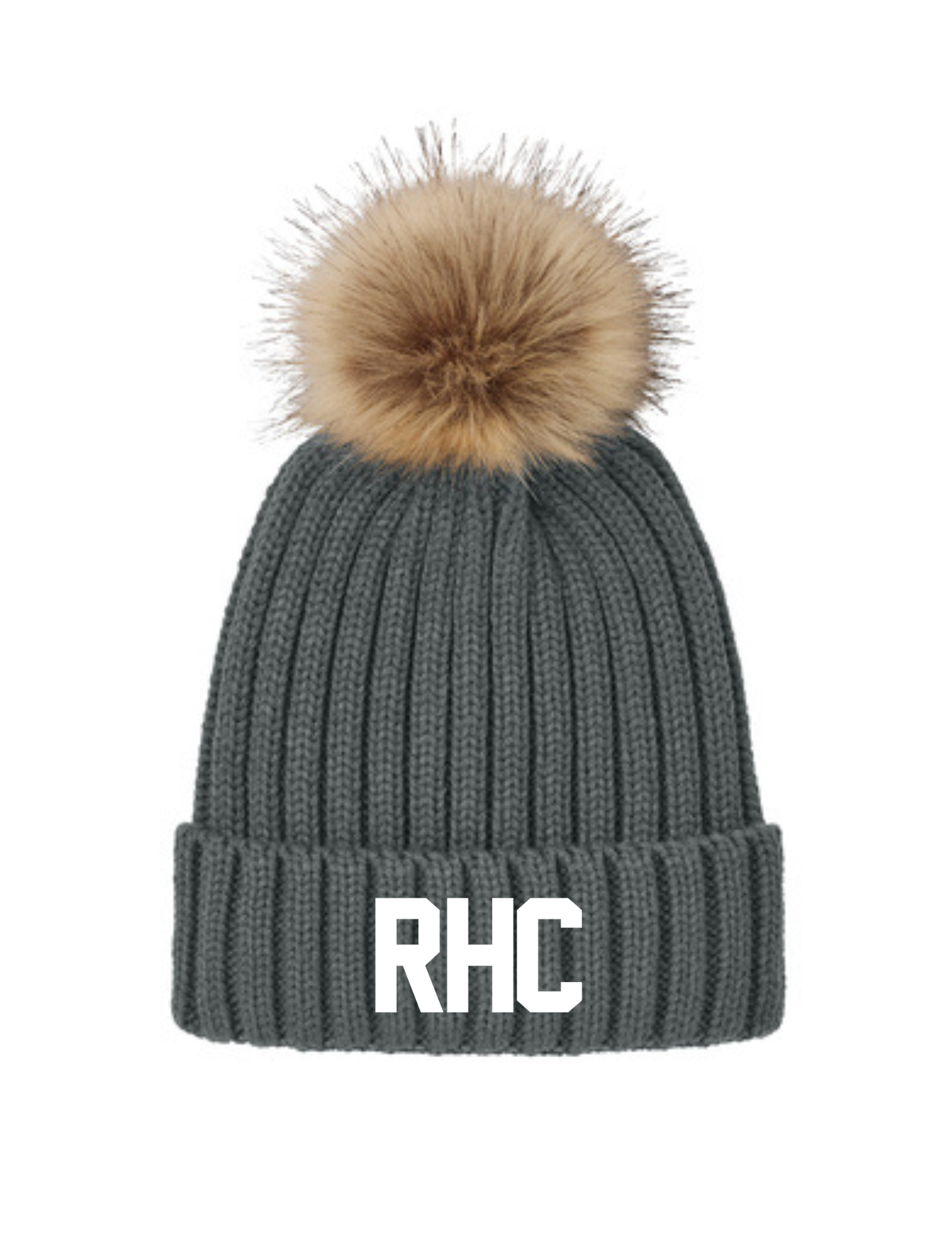 Raptors RHC Faux Fur Pom Beanie