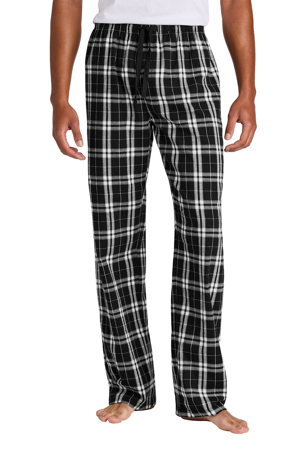 LO Dance Flannel Pajama Pants - Black (model)