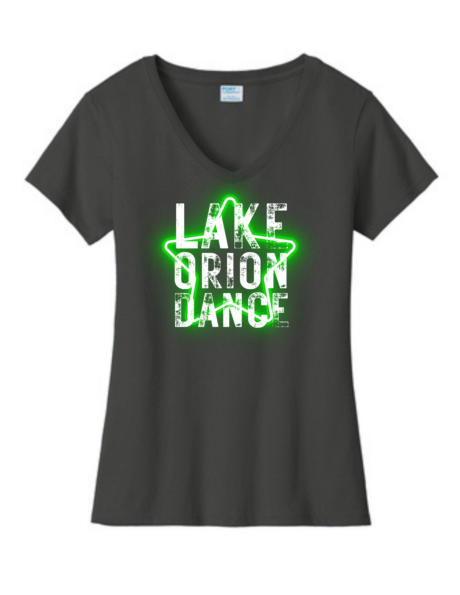 Neon LO Dance Ladies Short Sleeve Fan Favorite V-Neck T