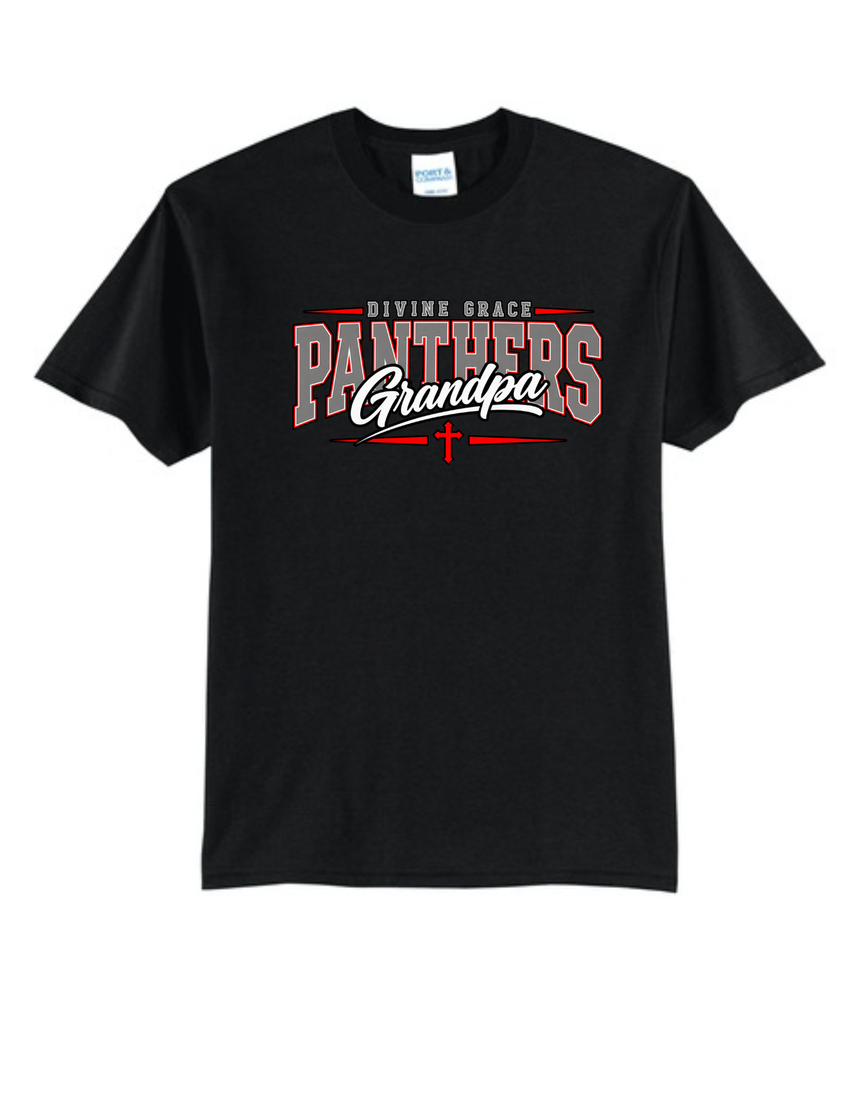 Divine Grace Panthers Grandpa Core Blend Tee