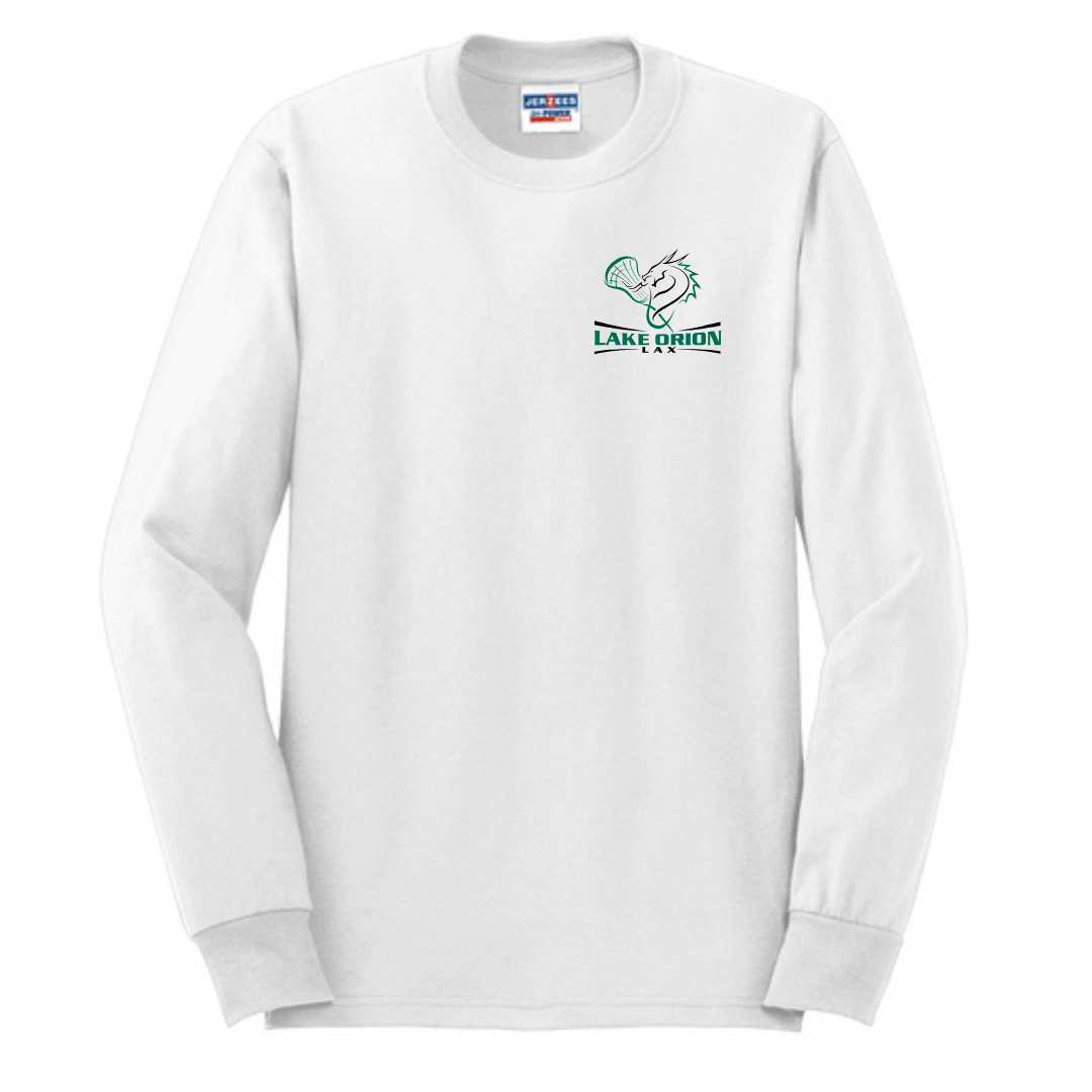 Lake Orion LAX Lacrosse 50/50 Cotton/Poly Long Sleeve T-Shirt