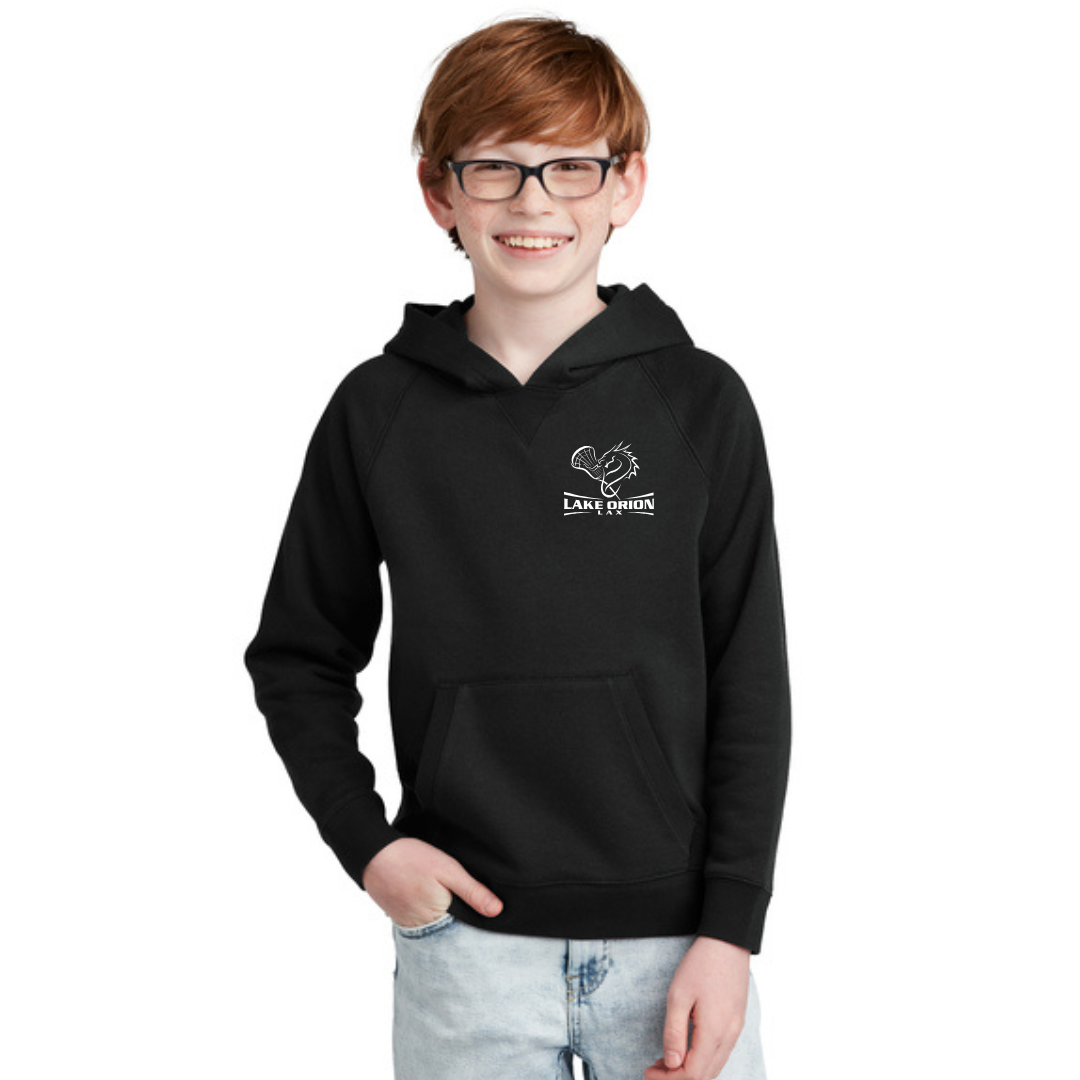 Lake Orion LAX Lacrosse Youth Drive Fleece Pullover Hoodie
