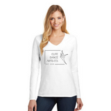 Elite Dance Women’s Very Important Tee ® Long Sleeve V-Neck