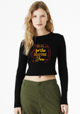 Adams Haltime Show BELLA+CANVAS® Women's Micro Rib Long Sleeve Baby Tee