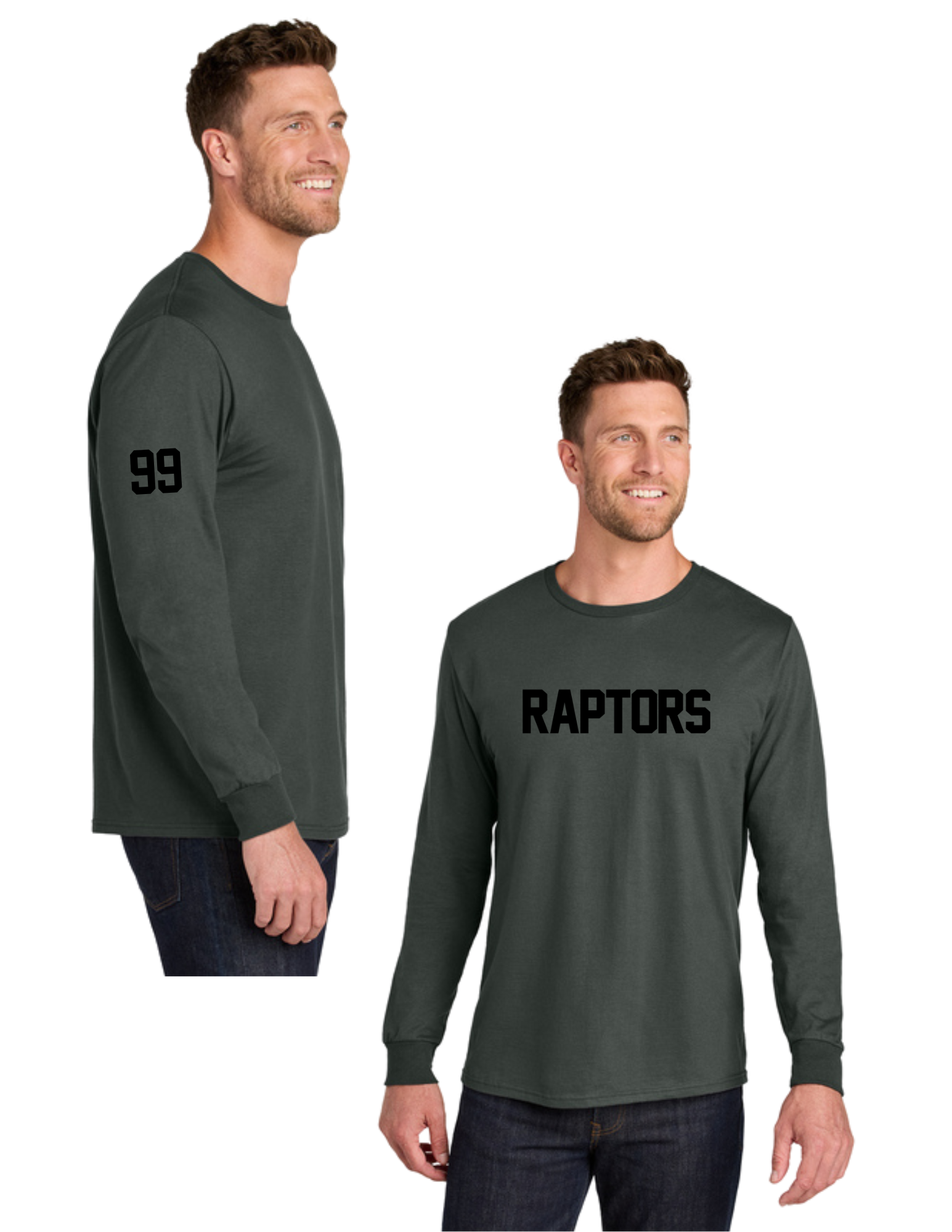 Raptors Unisex Ring Spun Long Sleeve T-Shirt