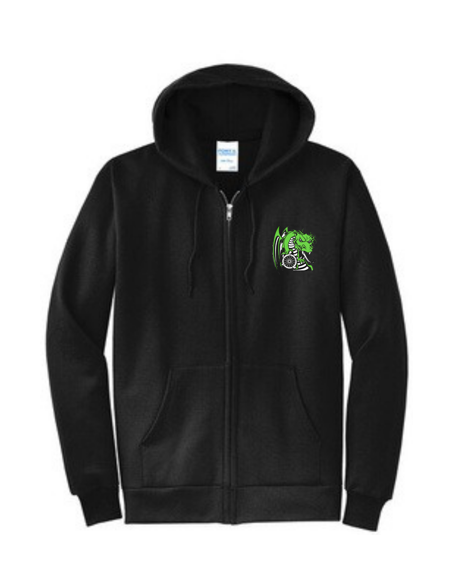 Lake Orion Cycling Core Fleece Full-Zip Hooded Sweatshirt