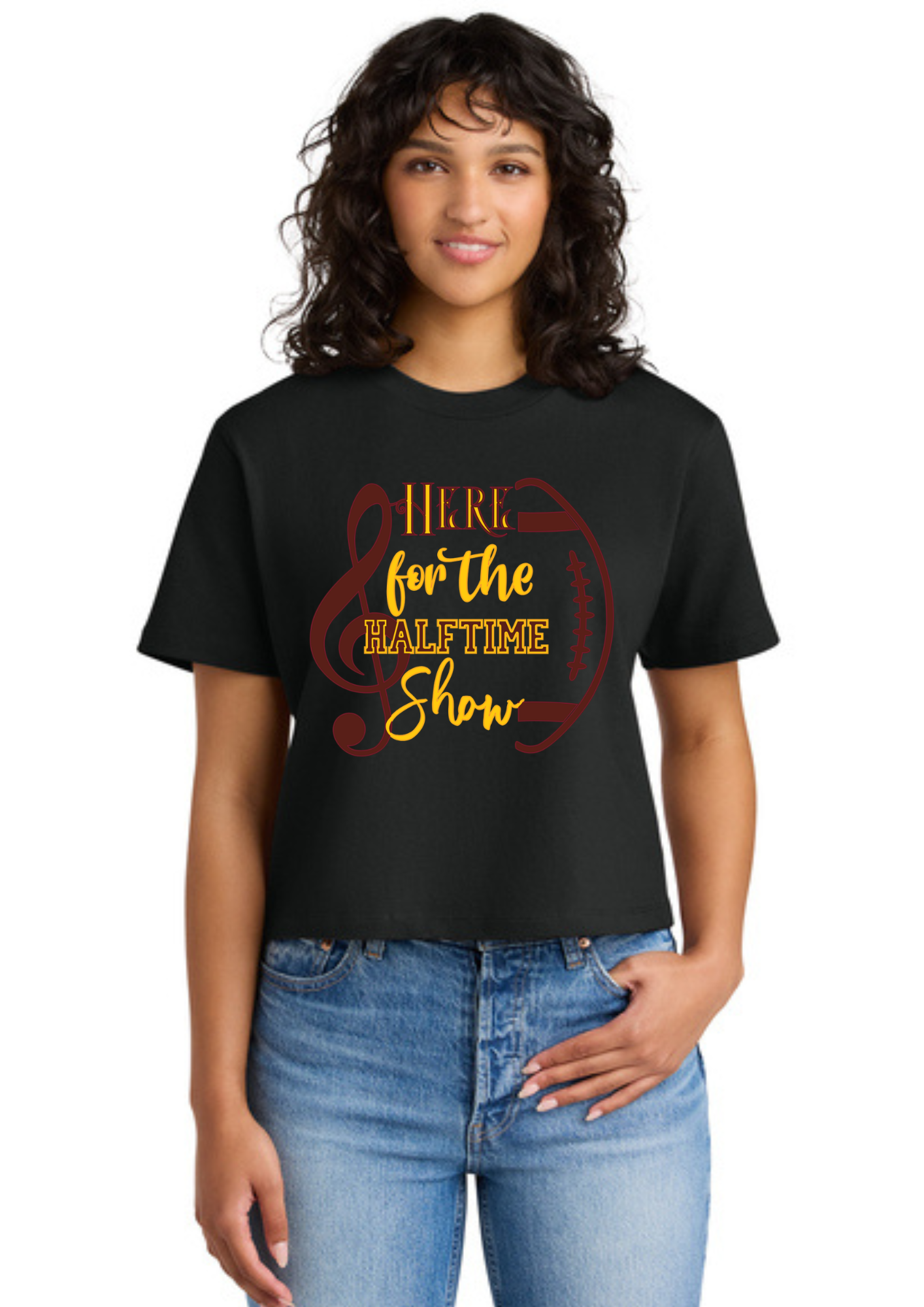 Adams Band Halftime Show Women's Heavyweight Boxy Tee