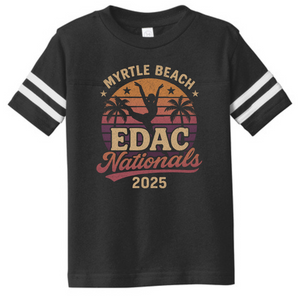 Elite Dance Toddler Football Fine Jersey Tee Nationals 2025