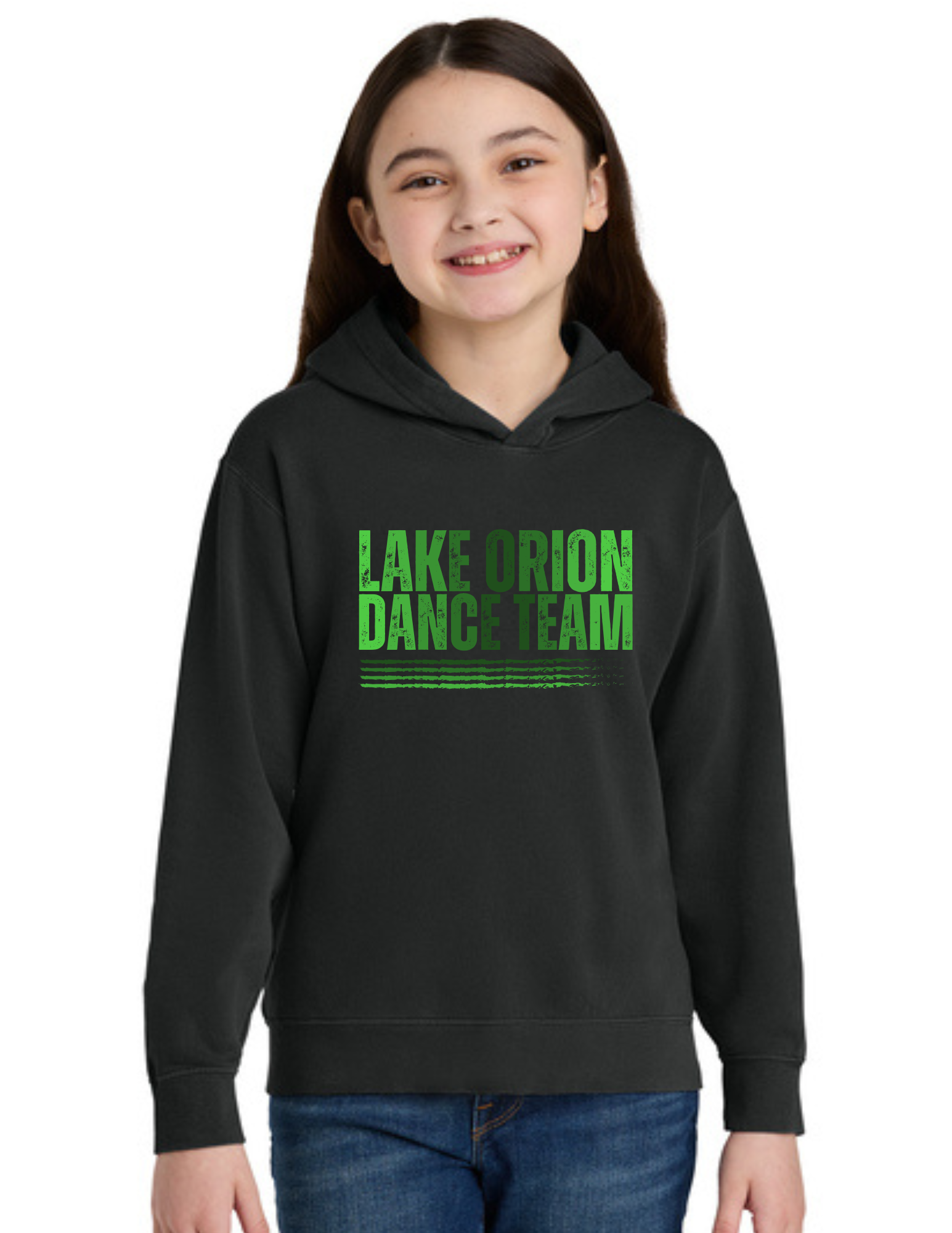 Ombre LO Dance Team Comfort Colors® Youth Lightweight Hooded Sweatshirt