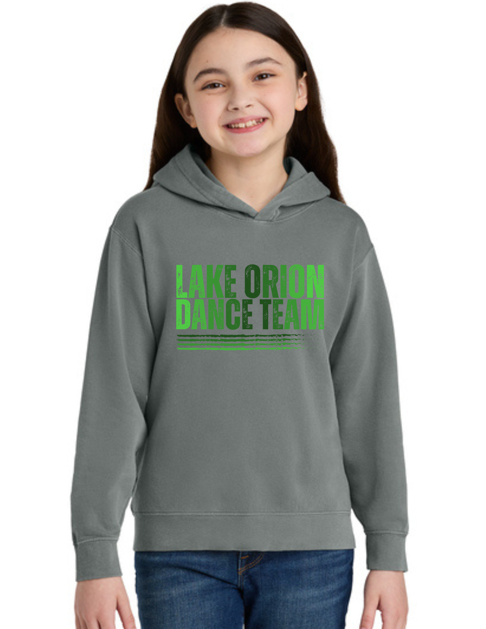 Ombre LO Dance Team Comfort Colors® Youth Lightweight Hooded Sweatshirt