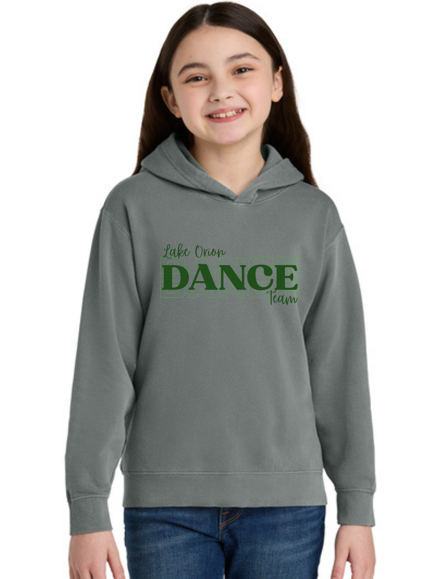 Shadowed Dance Team Comfort Colors® Youth Lightweight Hooded Sweatshirt