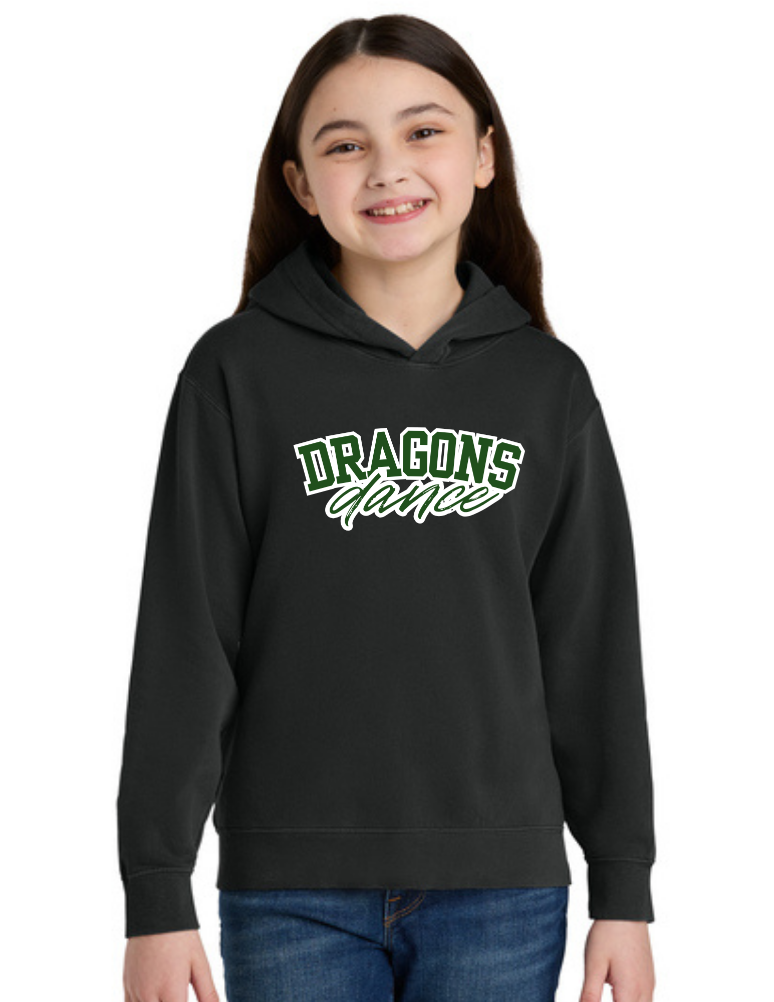 Dragons Dance Team Comfort Colors® Youth Lightweight Hooded Sweatshirt