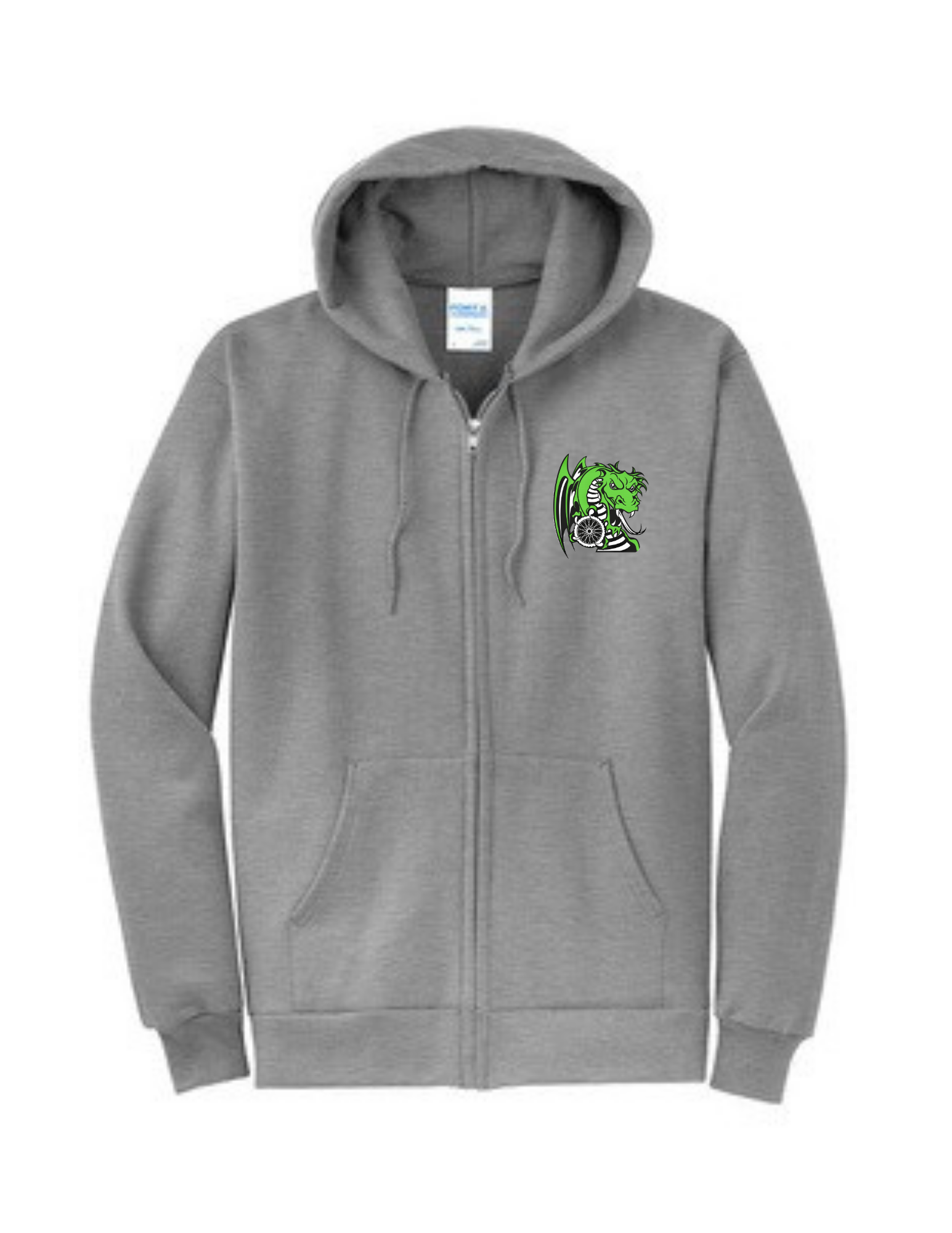 Lake Orion Cycling Core Fleece Full-Zip Hooded Sweatshirt
