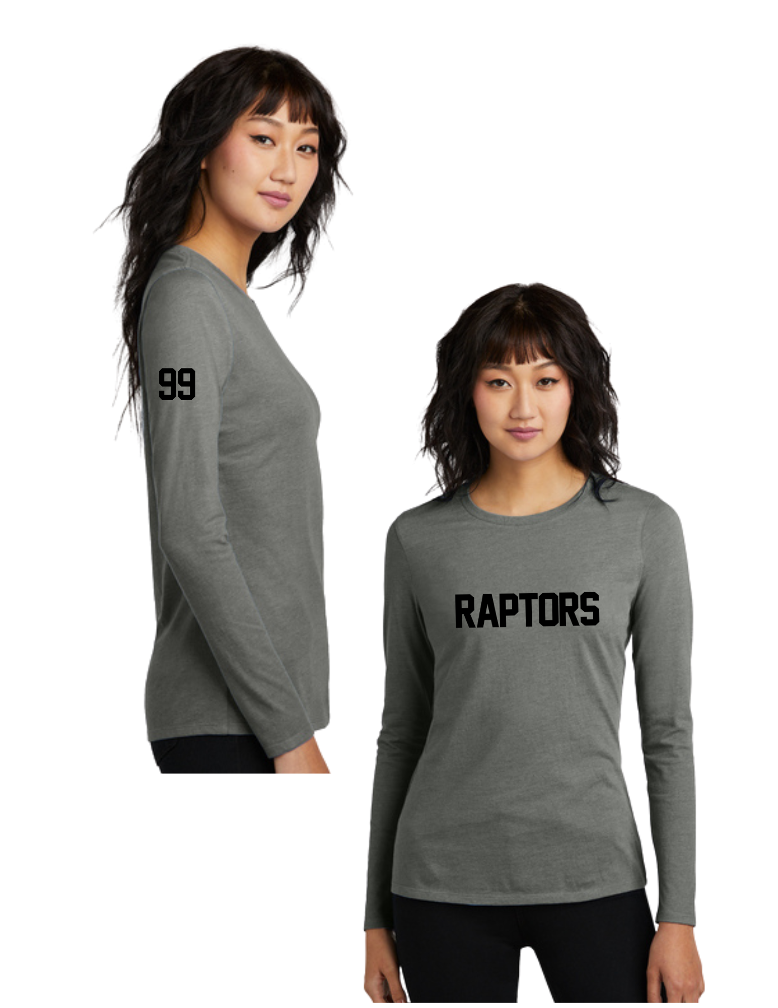 Raptors Women’s Perfect Blend® CVC Long Sleeve Tee