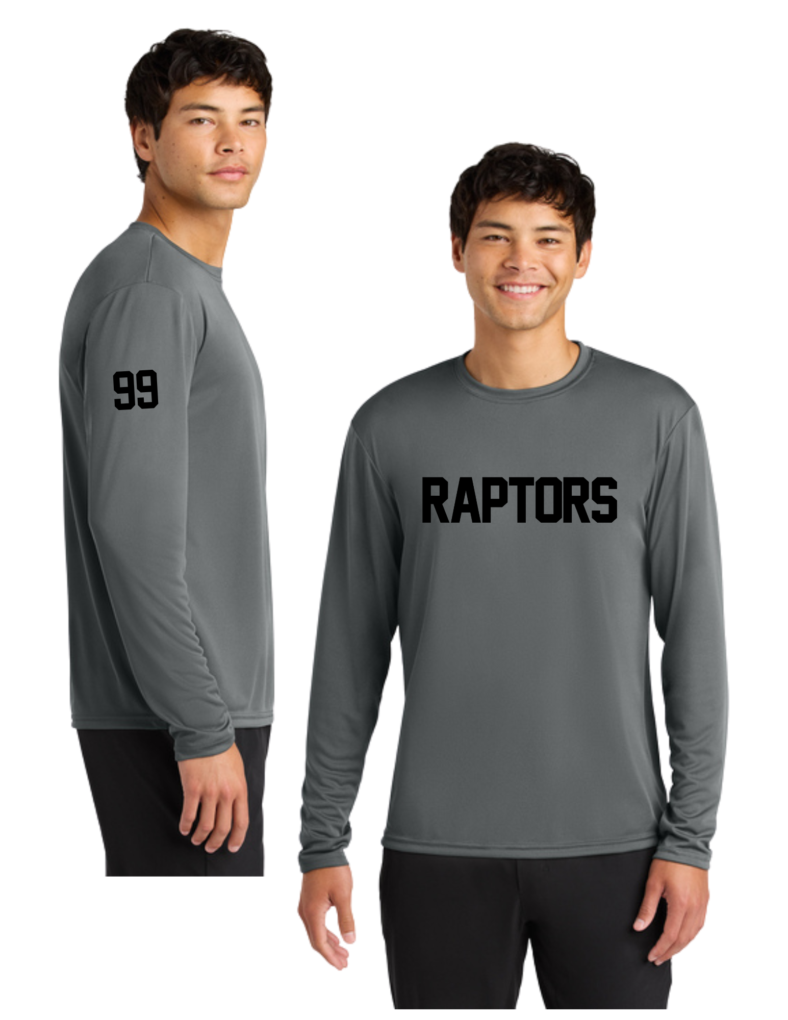 Raptors Cooling Performance Long Sleeve Tee