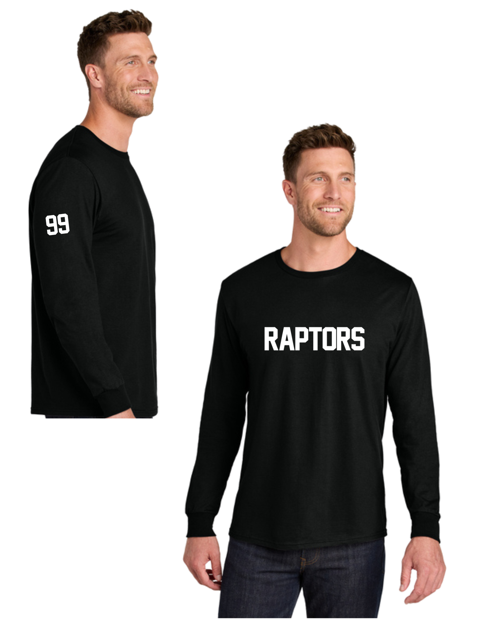 Raptors Unisex Ring Spun Long Sleeve T-Shirt