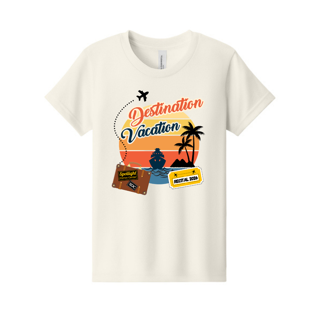 Spotlight Recital 2026 Unisex Heather CVC Short Sleeve Tee