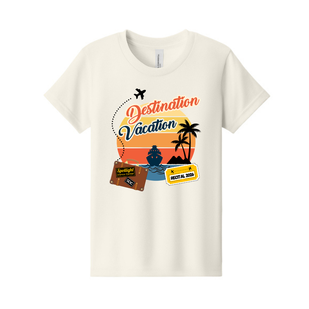 Spotlight Recital 2026 Unisex Heather CVC Short Sleeve Tee