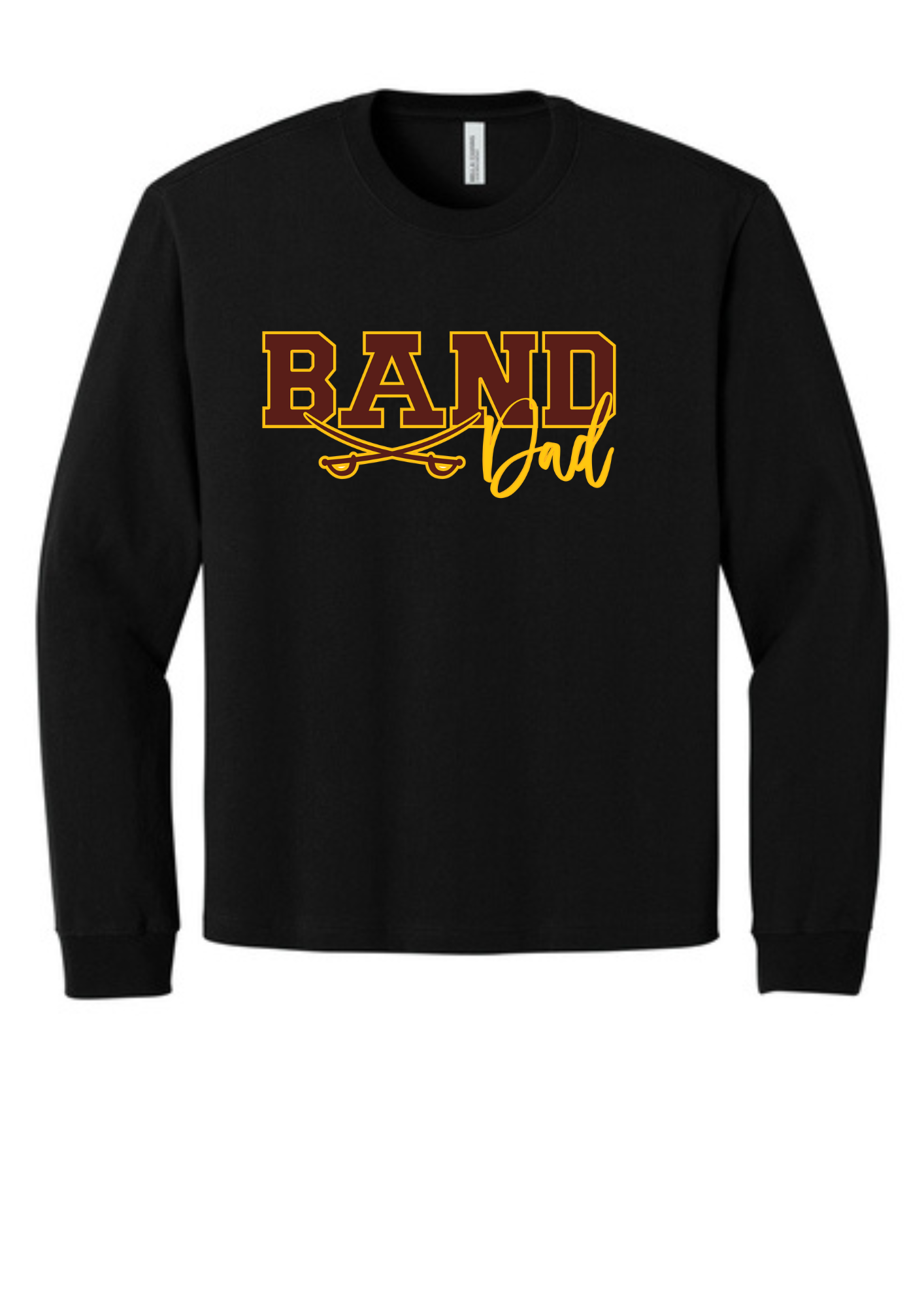 Adams Band Dad BELLA+CANVAS® Unisex 7.5-Ounce Heavyweight Long Sleeve Tee