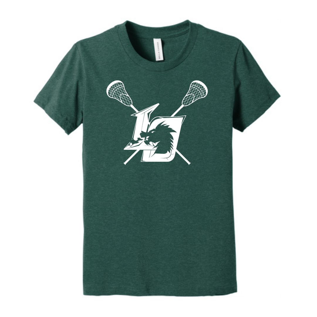 Lake Orion Dragons Lacrosse BELLA+CANVAS® Youth Heather CVC Tee