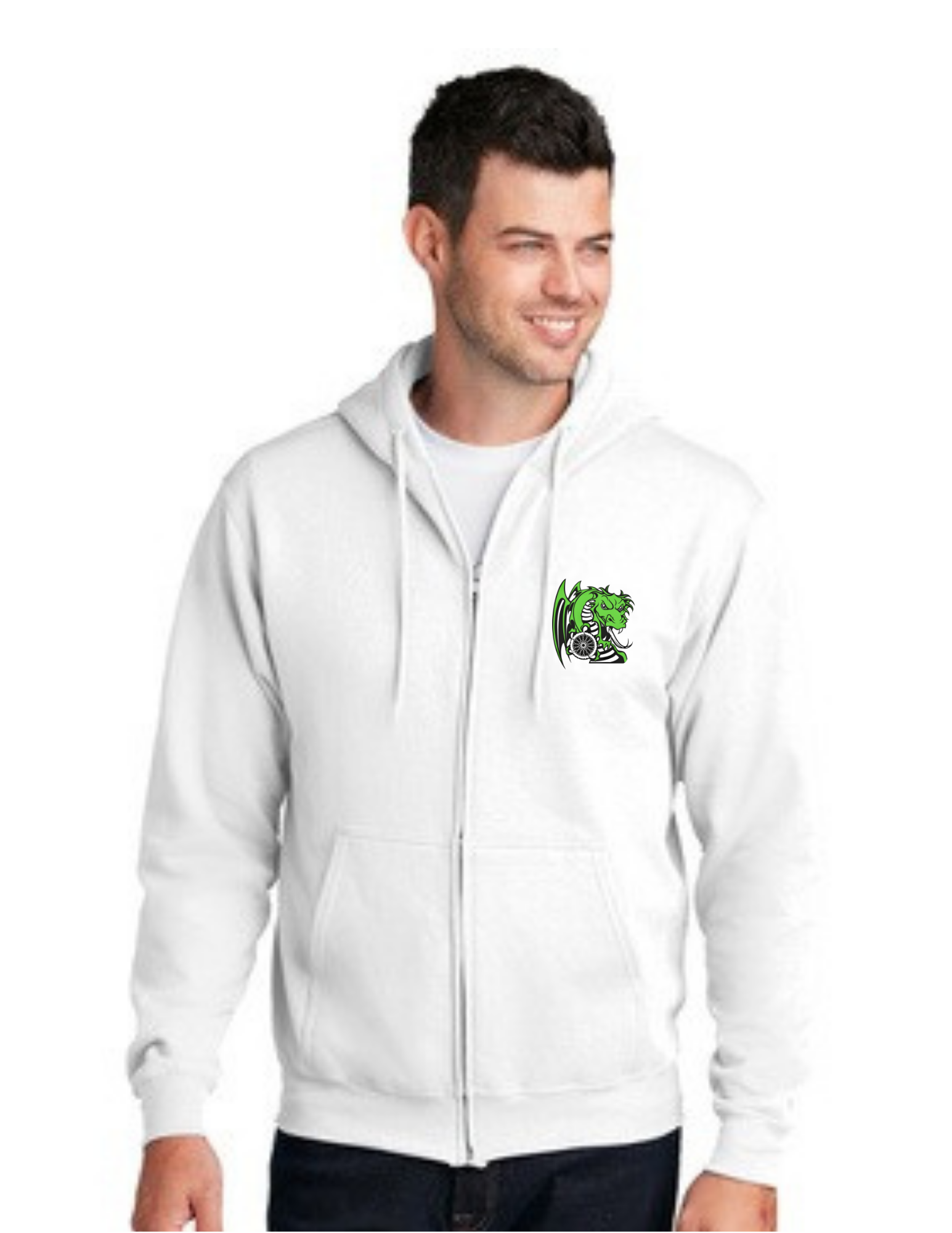 Lake Orion Cycling Core Fleece Full-Zip Hooded Sweatshirt