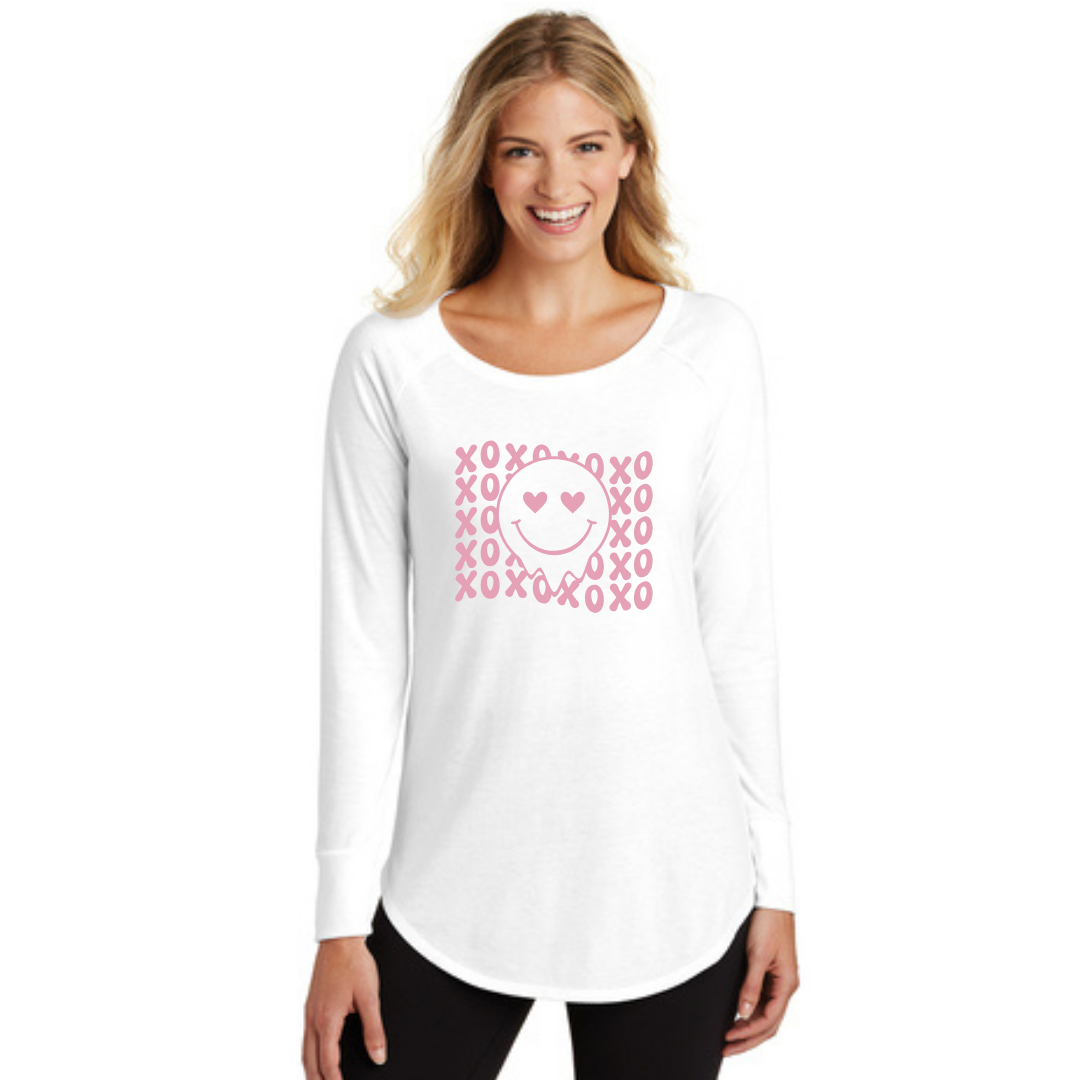 XOXO Women’s Perfect Tri ® Long Sleeve Tunic Tee