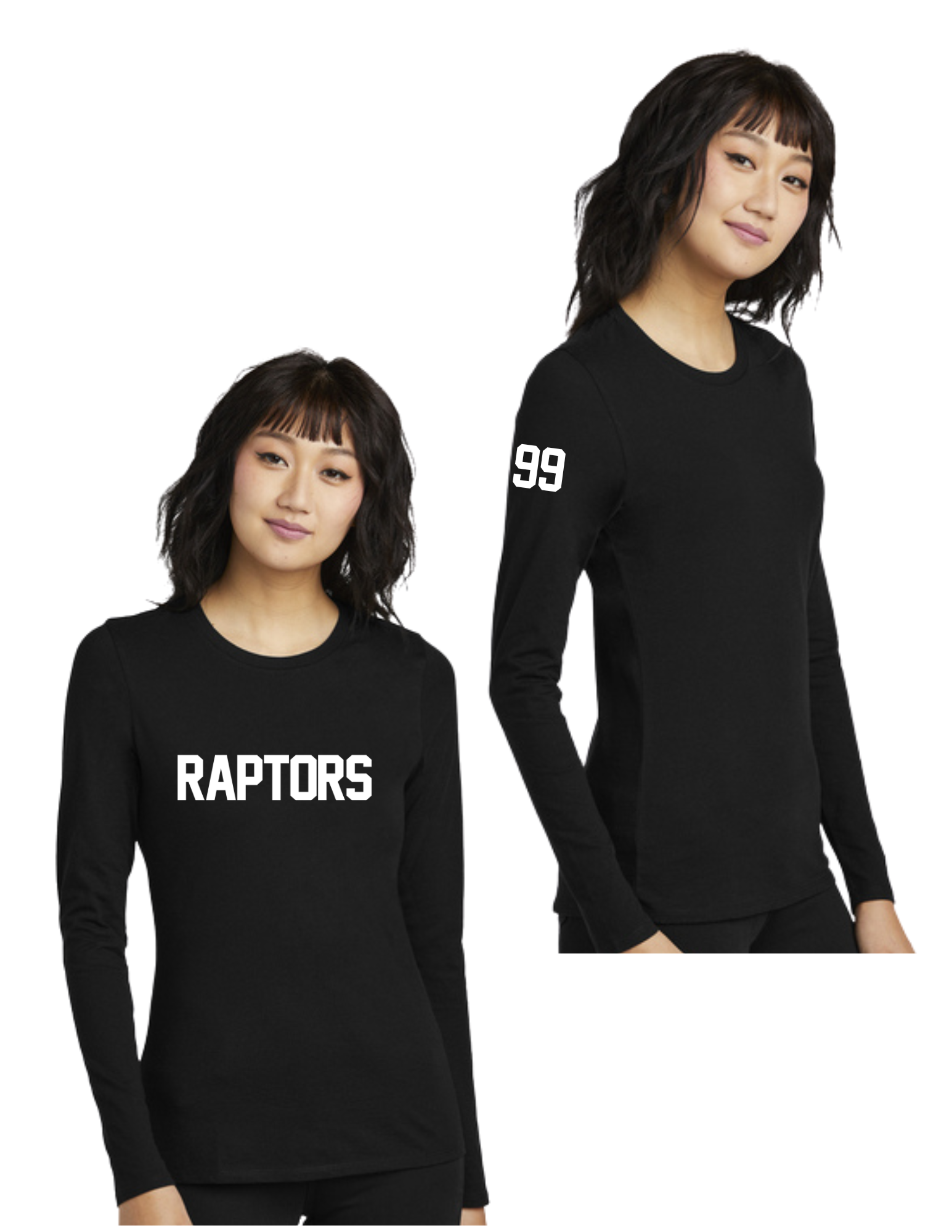 Raptors Women’s Perfect Blend® CVC Long Sleeve Tee