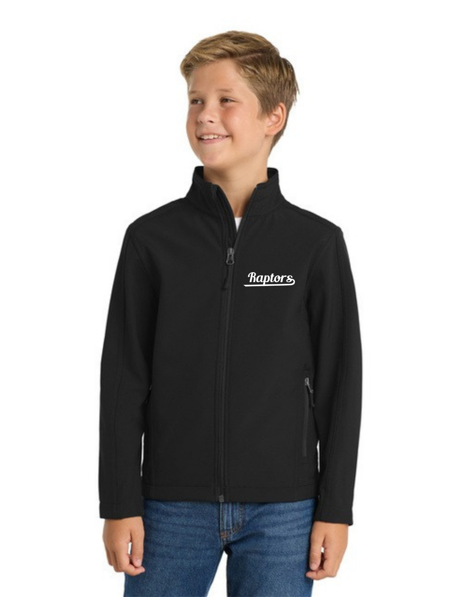 Raptors Youth Core Soft Shell Jacket