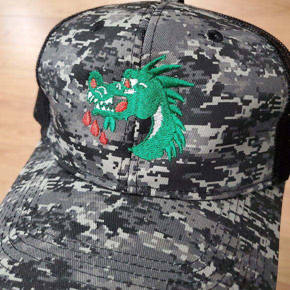 LO Patterned Snapback Trucker Cap