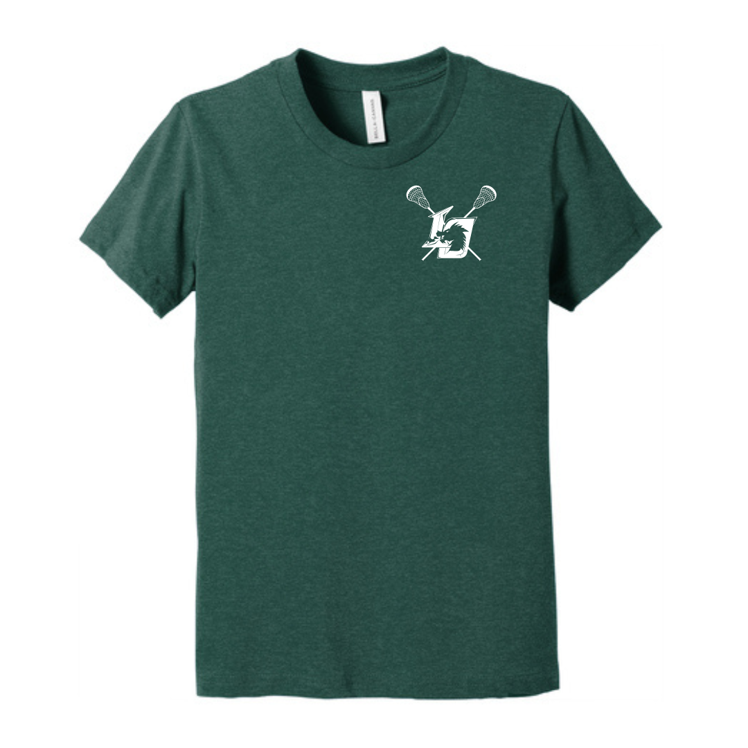 Lake Orion Dragons Lacrosse BELLA+CANVAS® Youth Heather CVC Tee